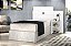 Cabeceira Para Cama Box Solteiro Moderna Com Mesa Lateral 3 Prateleiras Espaçosa Ao - Imagem 2