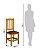 Conjunto Mesa De Madeira 88x88 Com 4 Cadeiras Estofadas Para Cozinha Sala De Jantar Sfa - Imagem 14
