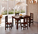 Conjunto Mesa De Madeira 120x88 Com 4 Cadeiras Estofadas Sfa - Imagem 3
