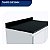 Armário Gabinete Branco Moderno Para Cozinha Balcão Espaçoso Com 2 Portas e Pés Gs - Imagem 6
