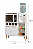 Fruteira Armário Multiuso Para Cozinha Com Suporte Microondas - Imagem 4