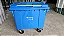 Container azul c/ rodas 660L CANAVERAL - Imagem 2