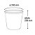 Lixeira cesto s/ tampa 10L label metalizado - Imagem 2
