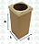 LIXEIRA ECOLOGICA PAPELAO 50L - 30x30x63,5 - Imagem 3