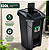 Lixeira 120 litros com rodas pedal e tampa click preta Arqplast Lixeira 120 litros com rodas pedal e tampa click preta Arqplast Novo | +1000 vendidos Lixeira 120 litros com rodas pedal e tampa click preta Arqplast - Imagem 4