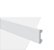 Rodapé WB7 Branco Liso - barra com 2,44m - Altura 7cm - Largura 18mm - Imagem 1