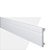 Rodapé FB11 Branco com Friso - barra com 2,44m - Altura 11 cm - Largura 18mm - Imagem 1