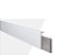 Rodapé de Sobrepor Gart - 11cm - cor Branco - barra com 2,44m1 - Imagem 1
