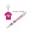 Kit Chaveiro + Caneta Especial Outubro Rosa ( 15 UNIDADES ) - Imagem 1