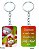 Chaveiro de Natal com embalagem e cartela com mensagem - Imagem 1