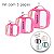 Kit 3 Nécessaires Pvc Impermeável Personalizada TAM P / M / G - Imagem 1