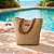 Bolsa Palha Trançada Personalizada Com Nome - Imagem 4