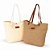 Bolsa Palha Trançada Personalizada Com Nome - Imagem 1