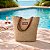 Bolsa Palha Trançada Personalizada Com Nome - Imagem 7
