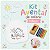 Avental Infantil Para Colorir + Giz de Cera - Imagem 1