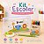 Kit Escolar Personalizado Estojo + Borracha + Giz de Cera + Lápis de Escrever - Imagem 1