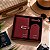 Kit Viagem 2 Peças Suporte de Passaporte e documentos e Tag de mala Personalizado com sua inicial ou logo - Imagem 5