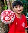 Mini Bola - Escudo Atual/Vermelha e Branca - Imagem 1