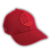 Boné Náutico - Aba Curva/ Monocromático Vermelho - Adulto - Imagem 1