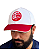 Boné Náutico - Aba Curva/ Escudo Atual/ Vermelho e Branco- Adulto - Imagem 1