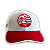 Boné Náutico - Aba Curva/ Escudo Atual/ Vermelho e Branco- Adulto - Imagem 2