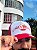 Boné Vermelho/ Branco- Escudos - SuperCap - Imagem 1