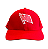 Boné Vermelho/ Escudo Bandeira do Hexa - Imagem 1