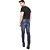 Calça Jeans PRS Skinny Estonada Com Puídos Na Barra - Imagem 4