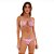 Biquíni Alto Giro Beach Microway Busto Versátil Sunset Leaves Rosa/Laranja/Amarelo - Imagem 1