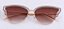 Óculos de Sol Feminino Alto Giro Gatinho Marrom - Imagem 1