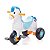 Triciclo Infantil Mini Pônei com Balanço Azul e branco - Imagem 5