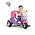 Triciclo Infantil Moto Uno com Capacete de Brinquedo - Rosa - Imagem 8