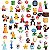 Boneco Super Mario Pack 48 Personagens - Imagem 1