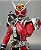 Action Figure Kamen Rider Wizard Flame Dragon Mostruário S.H.Figuarts - Bandai - Imagem 3