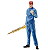 Action Figure Kazuma Kuwabara Yu Yu Hakusho  Seminovo - Dasin Models - Imagem 5