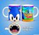 Caneca Personalizada Sonic the Hedgehog – Bocão + Nome Grátis - Imagem 2