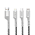 Cabo Orbit - Micro USB V8 / Tipo C / Lightning / USB-A - SPACE - Imagem 1