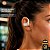 Fone Auricular Open-Ear Clip Earbuds Bluetooth 5.4 Sem fio com Alcance até 10 metros + Case Compacta com Alça - Branco - AOC - Imagem 8
