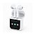 Fone Bluetooth com Visor Touch LED, Controle de Música, Bateria de Longa Duração e Estojo Inteligente – Branco - AOC - Imagem 1