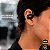 Fone Auricular Ear Clip Bluetooth 5.4 Sem fio com Alcance até 10 metros, Baixa Latência, Tradução Simultânea por IA e Microfone Integrado - Preto - AOC - Imagem 7