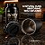 Coqueteleira Térmica Armor 600ml com Tela Antigrumos, Compartimento para Whey e Alça para Transporte - Preta - Gshield - Imagem 6