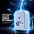 Protetor contra Surtos Elétricos Anti-Raio de até 1,2 kA com Tecnologia DPS, Fabricado em PC antichamas, Bivolt 10A e LED indicativo, Branco - Dual Shock - Gshield - Imagem 6