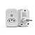 Protetor contra Surtos Elétricos Anti-Raio de até 1,2 kA com Tecnologia DPS, Fabricado em PC antichamas, Bivolt 10A e LED indicativo, Branco - Dual Shock - Gshield - Imagem 1