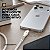 Cabo Dual Armor TIPO-C / USB-A / LIGHTNING com Carregamento Rápido Revestido em Nylon Balístico - Branco - Gshield - Imagem 7