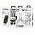 Cabo Dual Armor TIPO-C / USB-A / LIGHTNING com Carregamento Rápido Revestido em Nylon Balístico - Branco - Gshield - Imagem 6