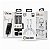 Cabo Dual Armor TIPO-C / USB-A / LIGHTNING com Carregamento Rápido Revestido em Nylon Balístico - Branco - Gshield - Imagem 2