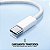 Cabo Nylon Boost Tipo C / USB-A 65W, Transferência de Dados 480 Mbps, 1 Metro, Branco - Gshield - Imagem 4
