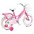 Bicicleta KRW Infantil Aro 16 Lara menina Com Rodinha de Treino F16 - Imagem 4