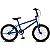 Bicicleta Aro 20 KRW BMX Cross V-Brake Sem Marchas Azul Escuro/Preto - Imagem 2