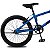 Bicicleta Aro 20 KRW BMX Cross V-Brake Sem Marchas Azul Escuro/Preto - Imagem 6